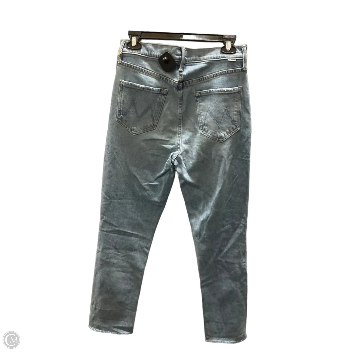 Jeans Straight By Mother In Blue Denim, Size: 6