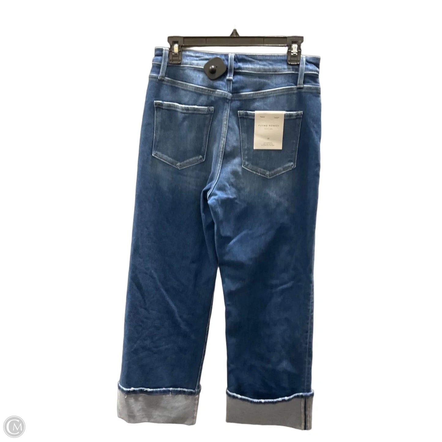 Jeans Wide Leg By Flying Monkey In Blue Denim, Size: 6