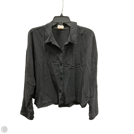 Top Long Sleeve By Madewell In Black, Size: Xl