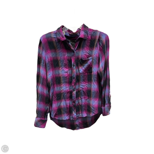 Top Long Sleeve By Rails In Multi-colored, Size: M