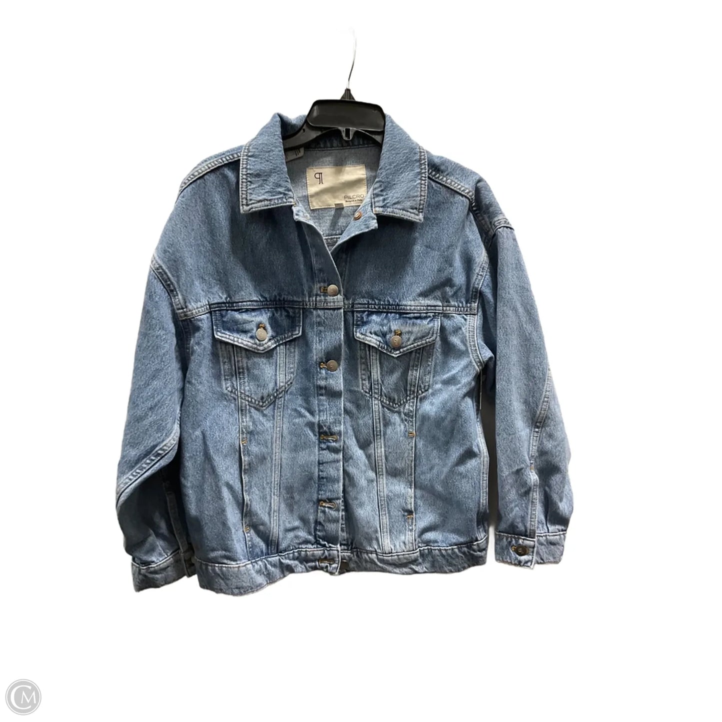 Jacket Denim By Pilcro In Blue Denim, Size: Xs