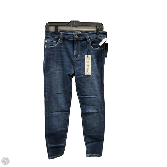 Jeans Skinny By Liverpool In Blue Denim, Size: 8