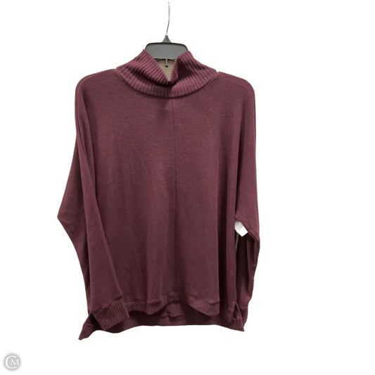 Top Long Sleeve By Loft In Purple, Size: L