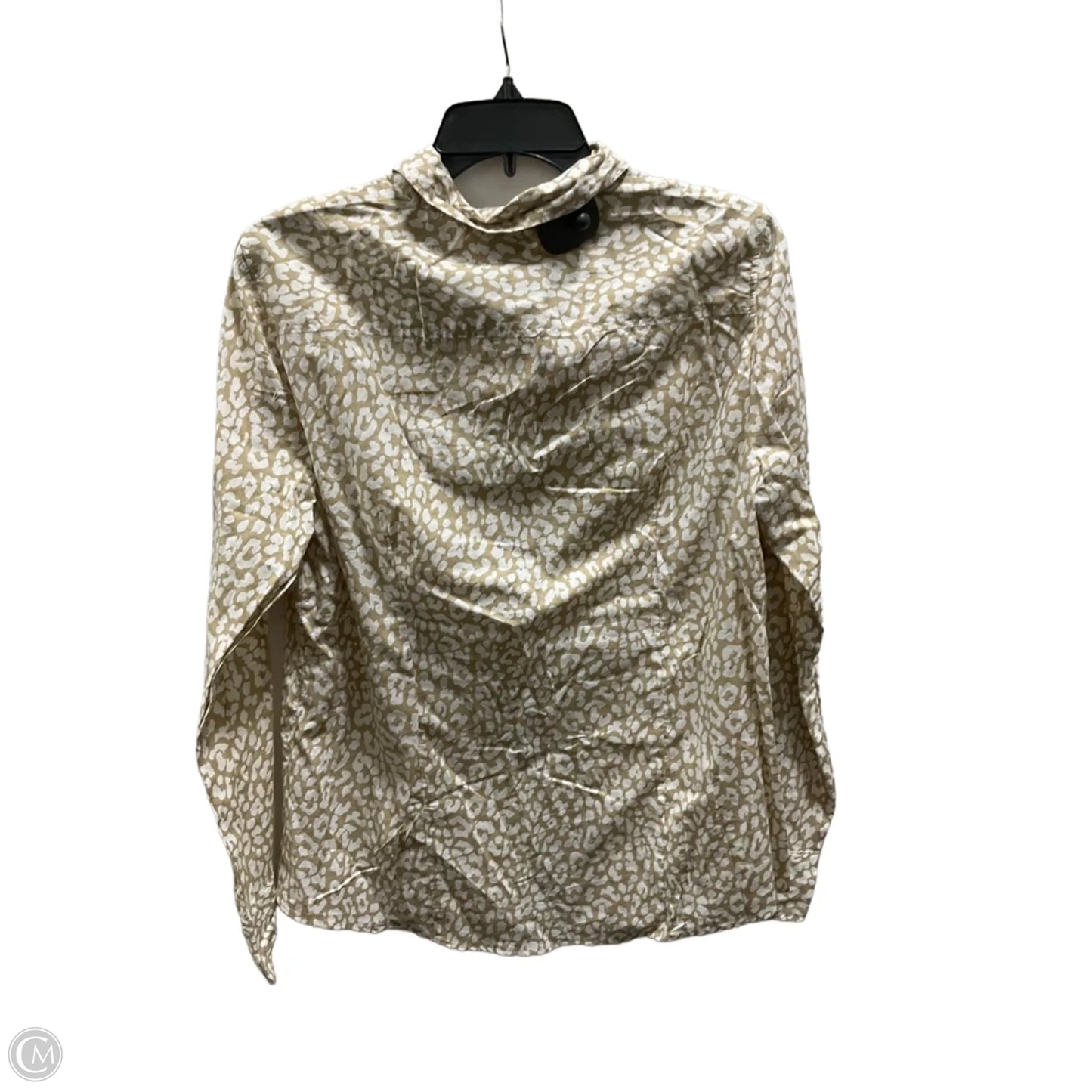 Top Long Sleeve By J. Crew In Animal Print, Size: L