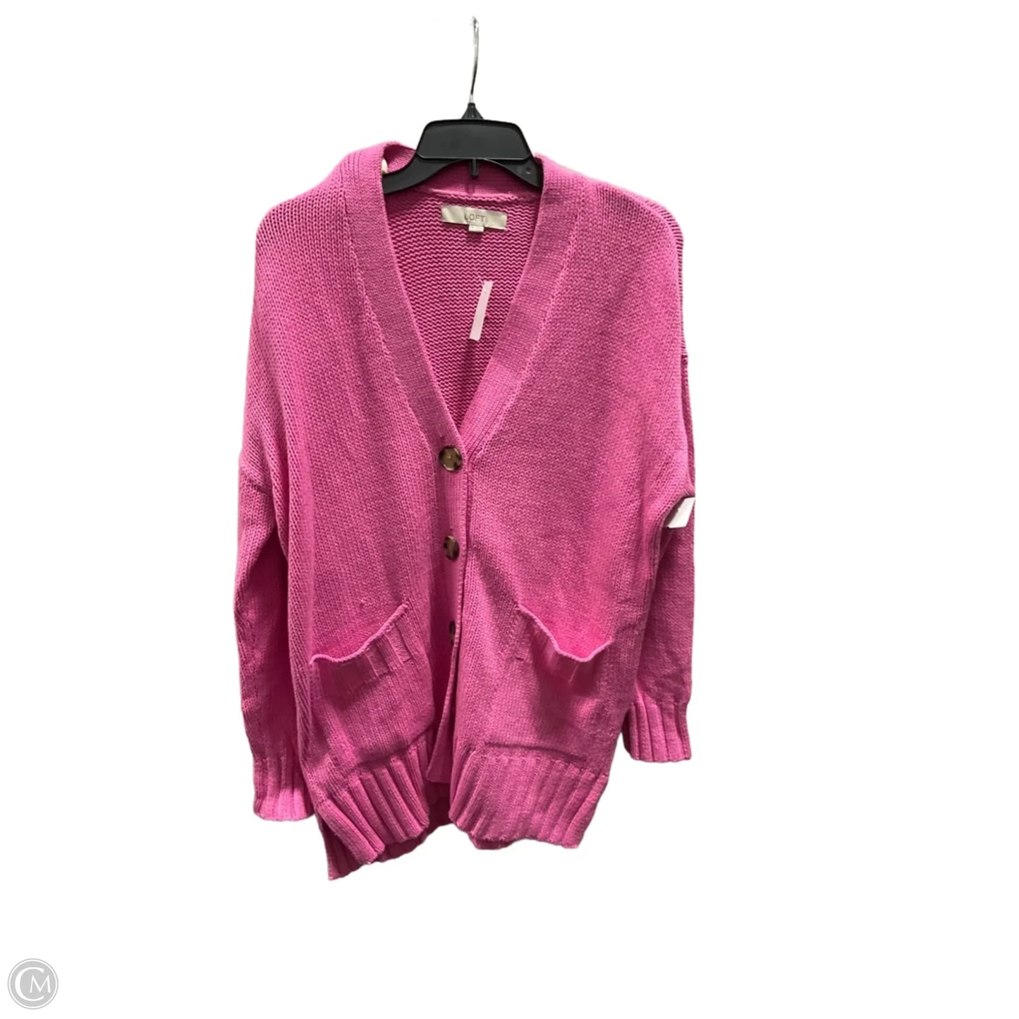 Cardigan By Loft In Pink, Size: M