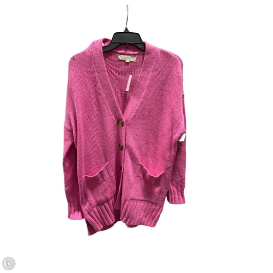 Cardigan By Loft In Pink, Size: M
