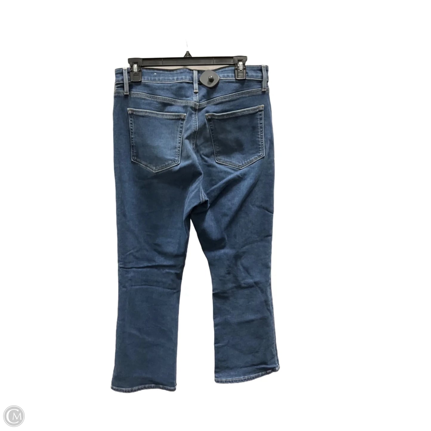 Jeans Flared By Loft In Blue Denim, Size: 8
