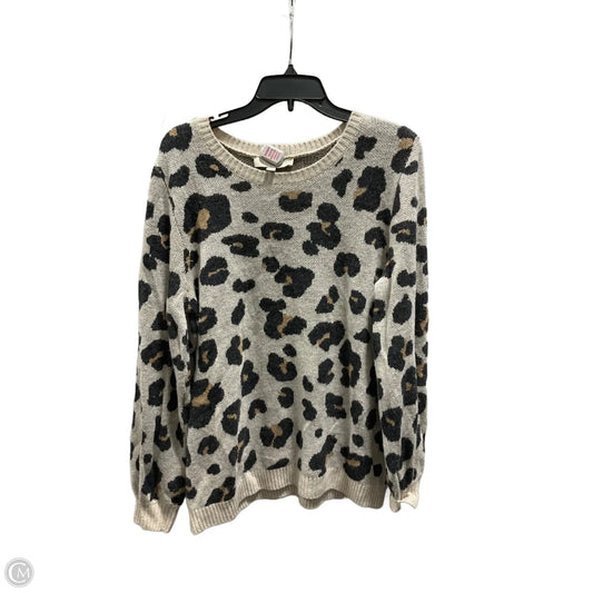 Sweater By Loft In Animal Print, Size: M
