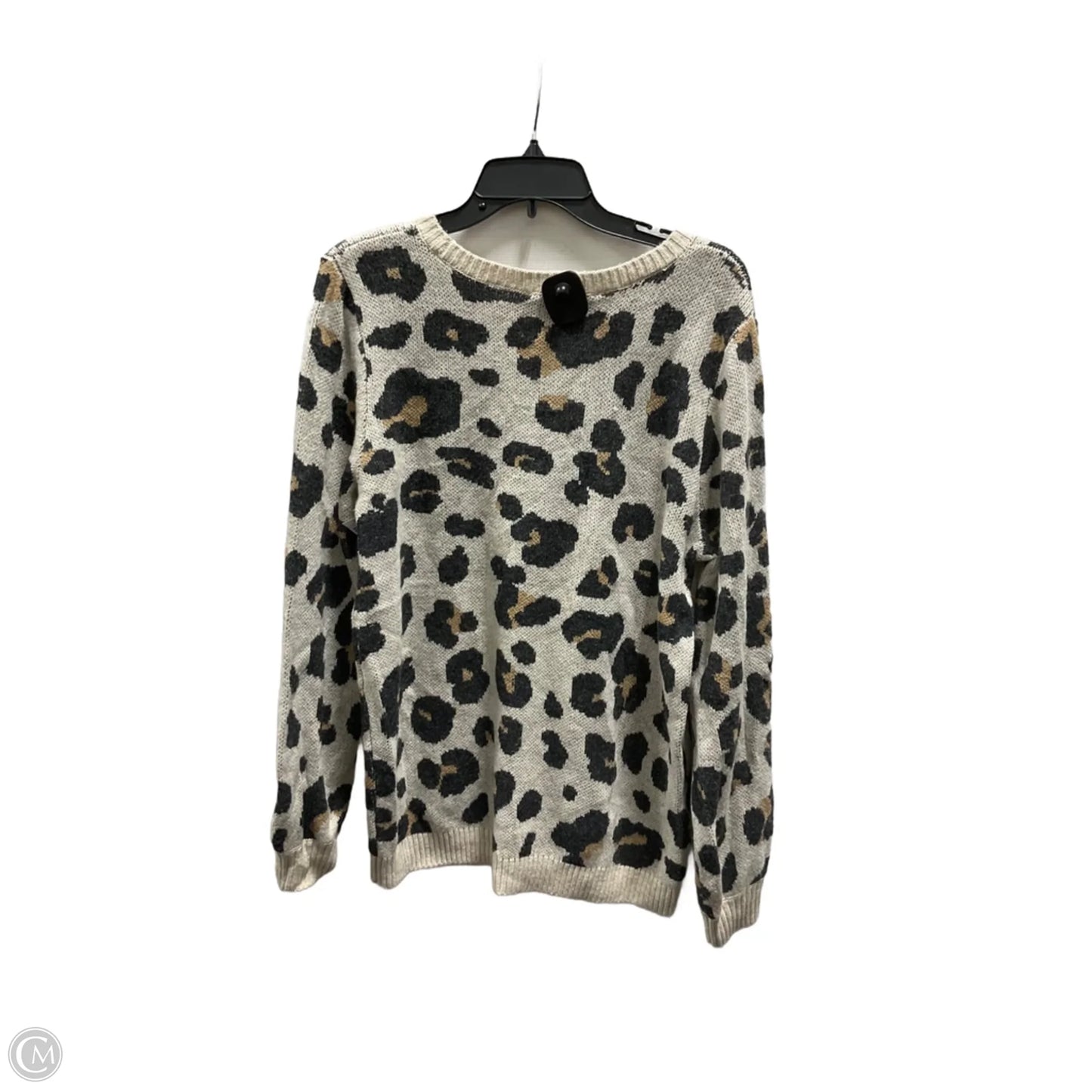 Sweater By Loft In Animal Print, Size: M