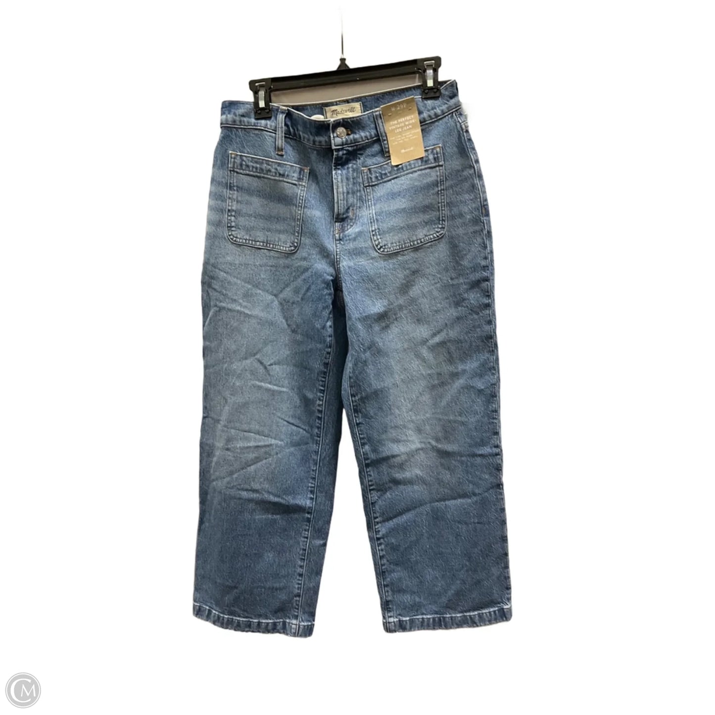 Jeans Wide Leg By Madewell In Blue Denim, Size: 6