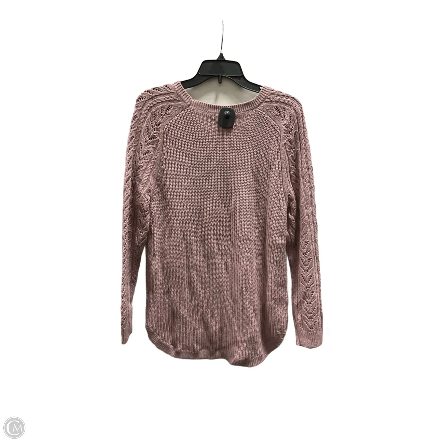 Top Long Sleeve By Loft In Pink, Size: L