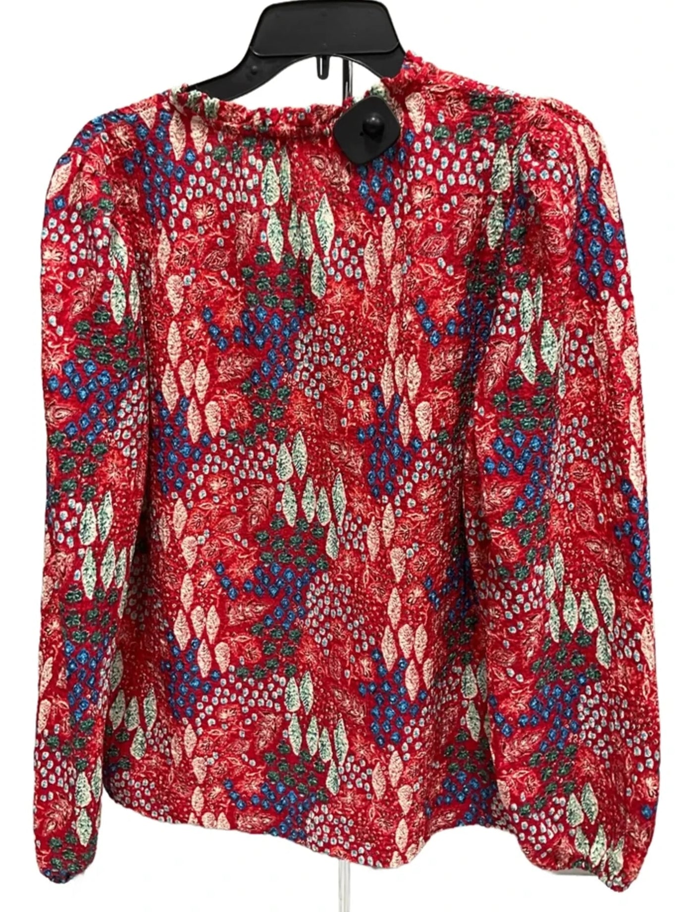 Top Long Sleeve By Loft In Red, Size: L