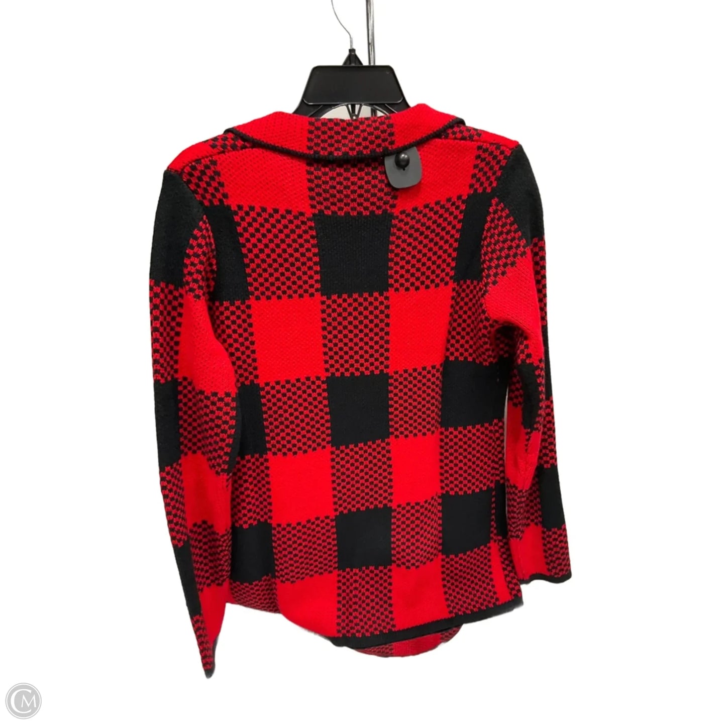 Cardigan By New York And Co In Black & Red, Size: S
