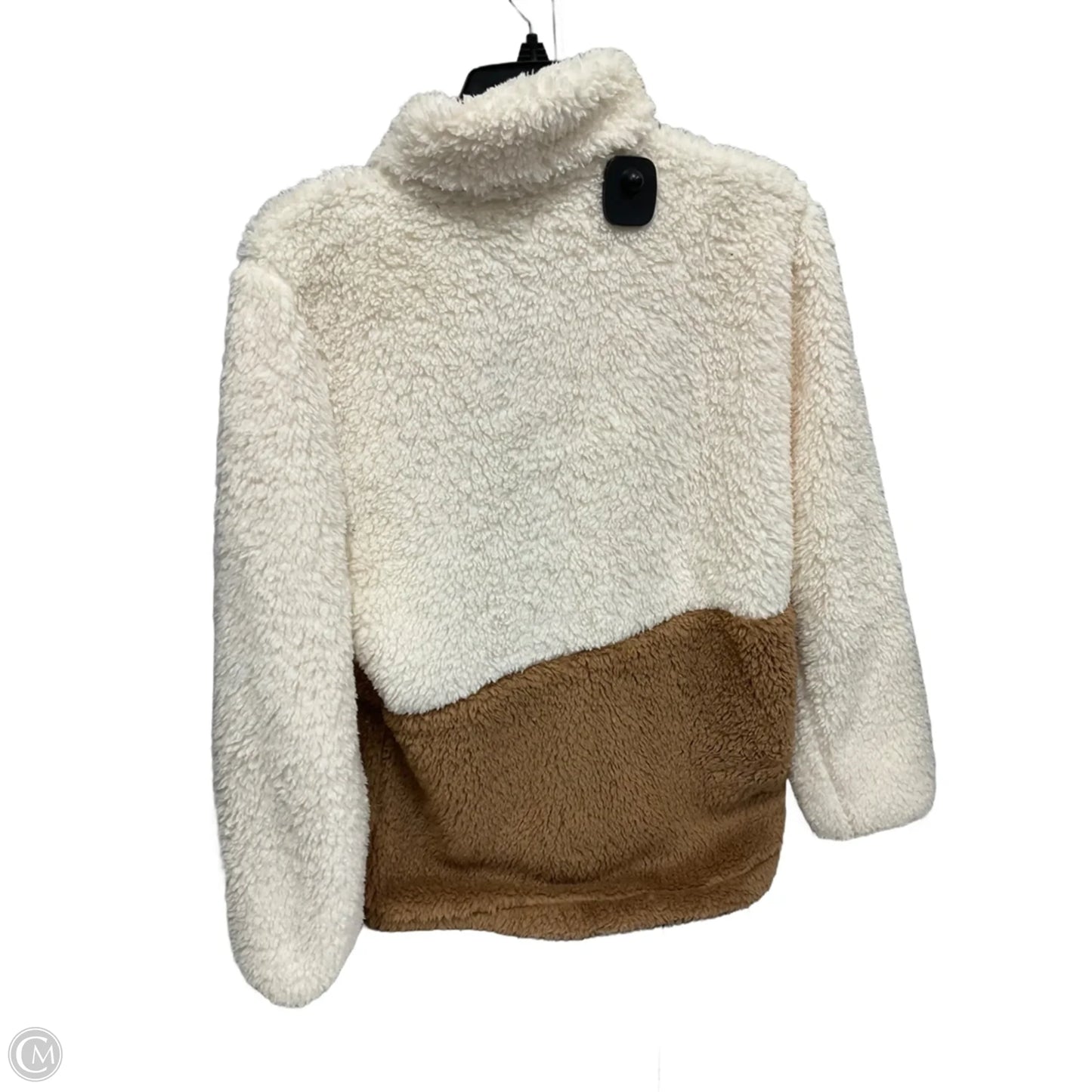 Jacket Faux Fur & Sherpa By Maurices In White, Size: M