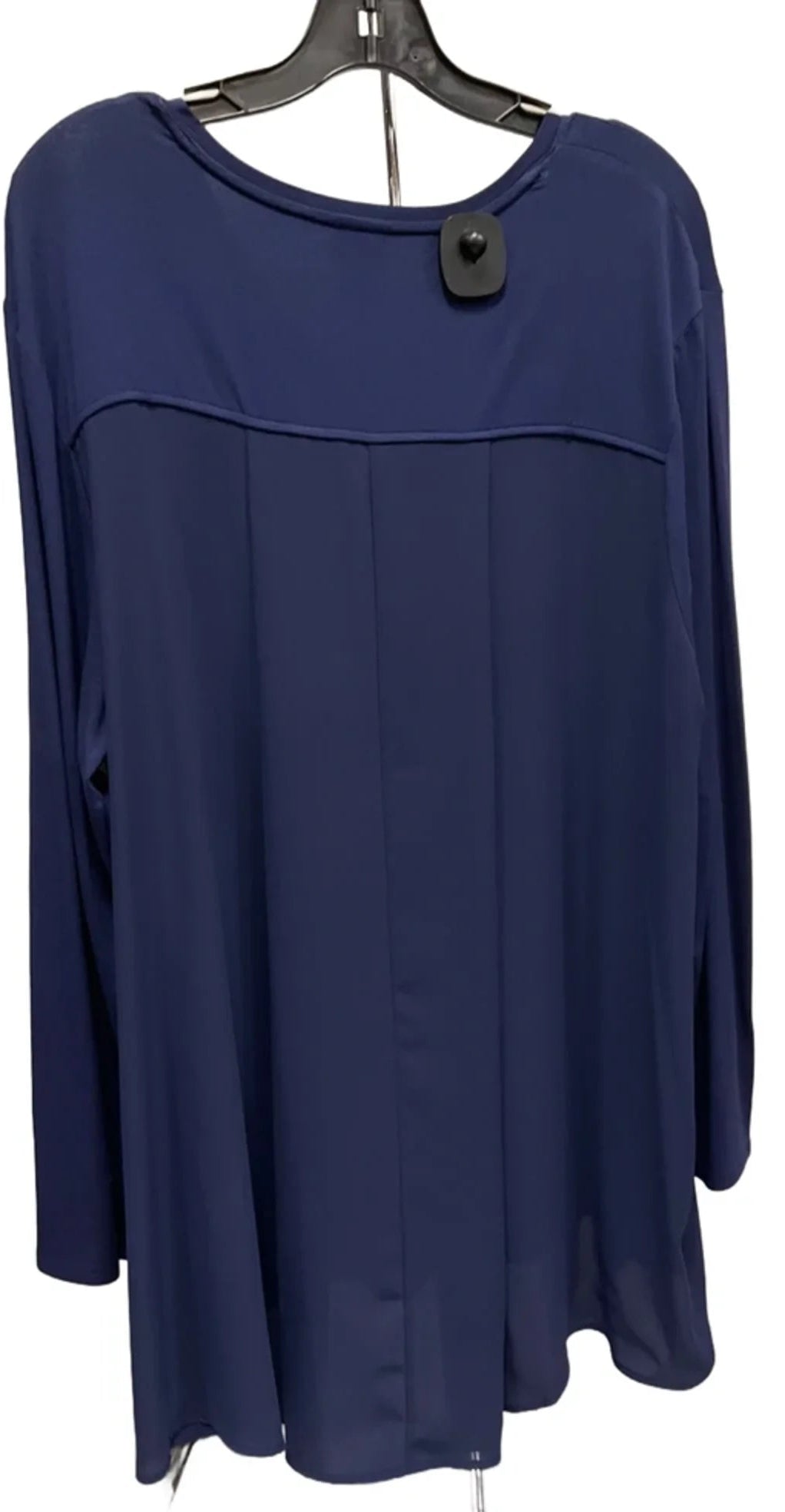 Top Long Sleeve By Chicos In Blue, Size: Xxl