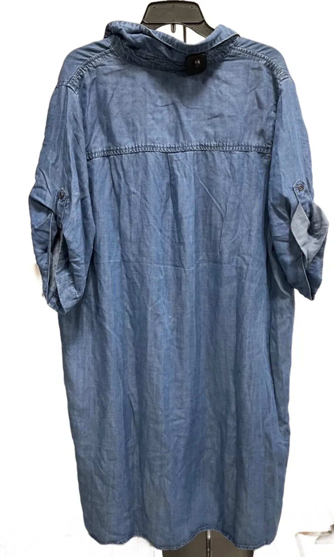 Dress Casual Short By Chelsea And Theodore In Blue Denim, Size: 1x