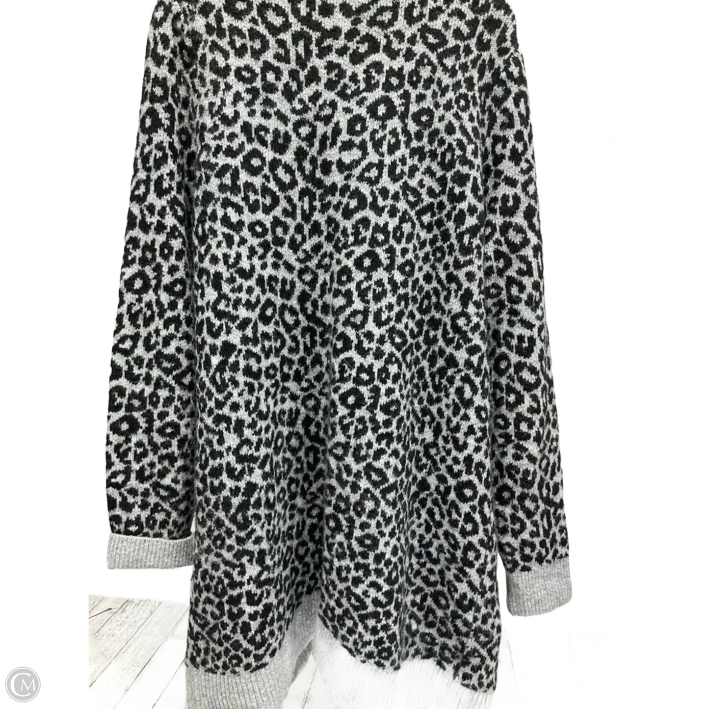Cardigan By Loft In Animal Print, Size: Xl