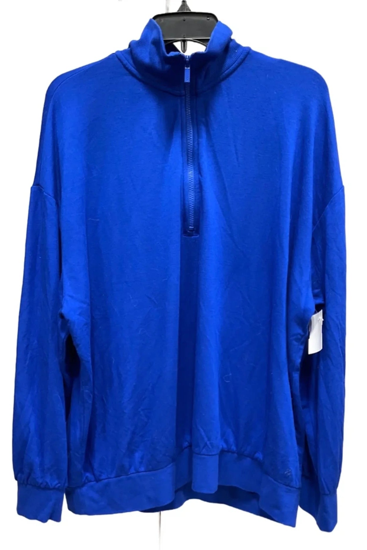 Athletic Jacket By Lou And Grey In Blue, Size: Xxl