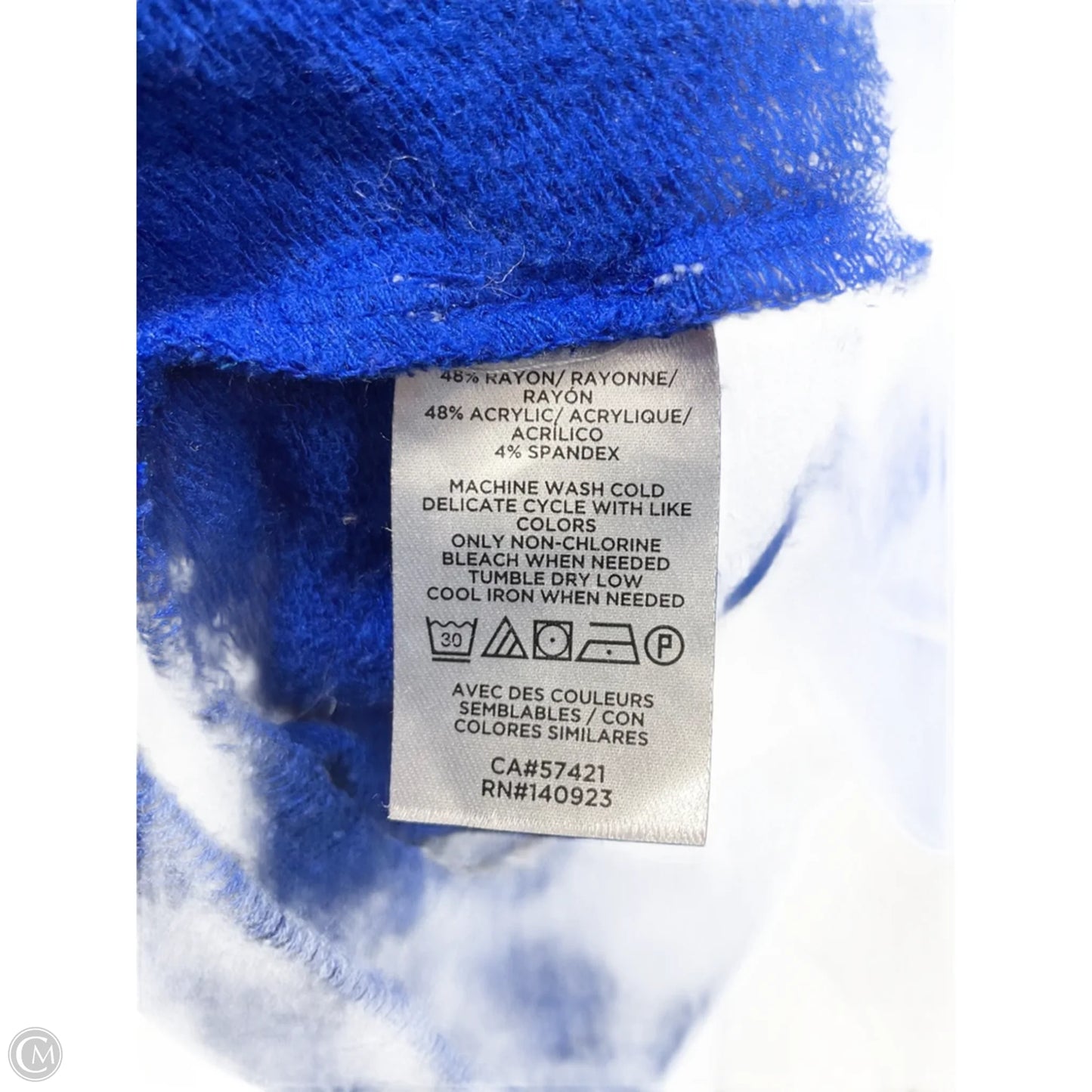 Athletic Jacket By Lou And Grey In Blue, Size: Xxl