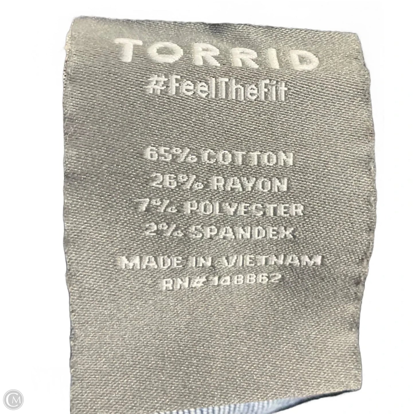 Jeans Skinny By Torrid In Blue Denim, Size: 16