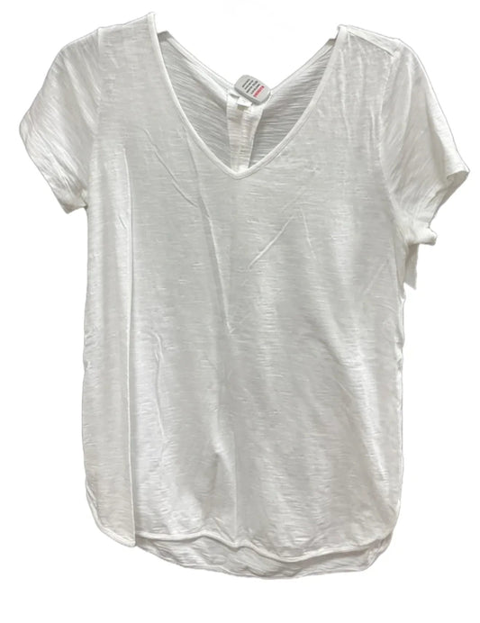 Top Short Sleeve Basic By J. Jill In White, Size: S