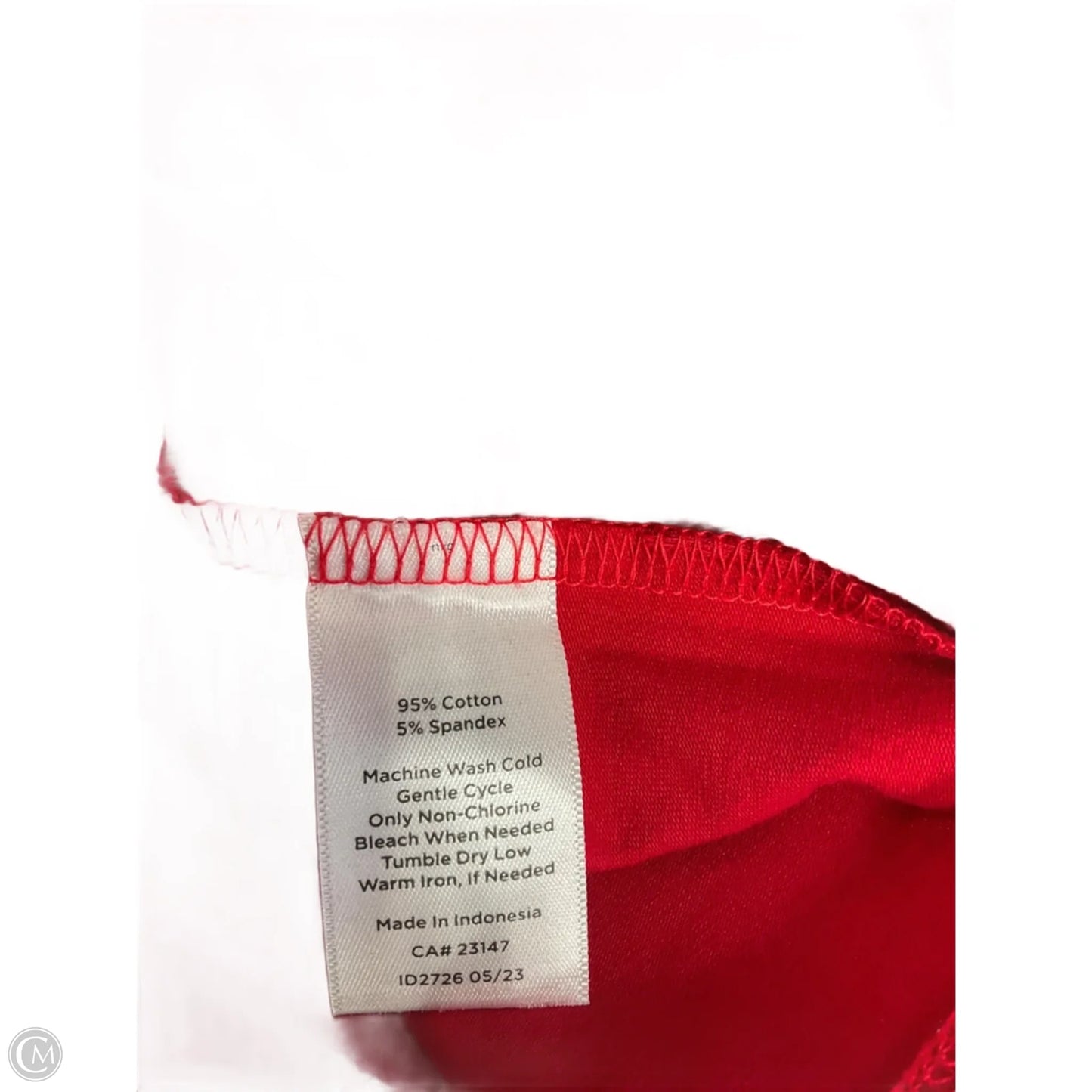 Top Long Sleeve By Talbots In Red, Size: S