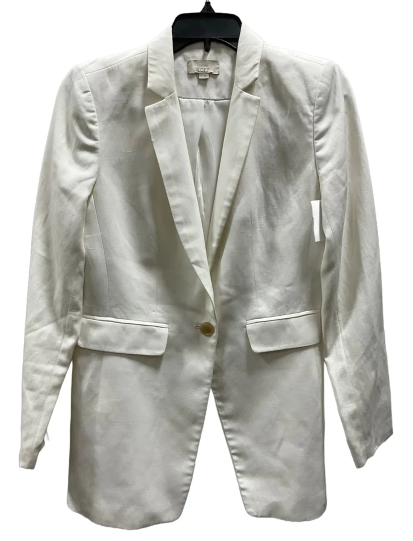 Blazer By Loft In White, Size: L