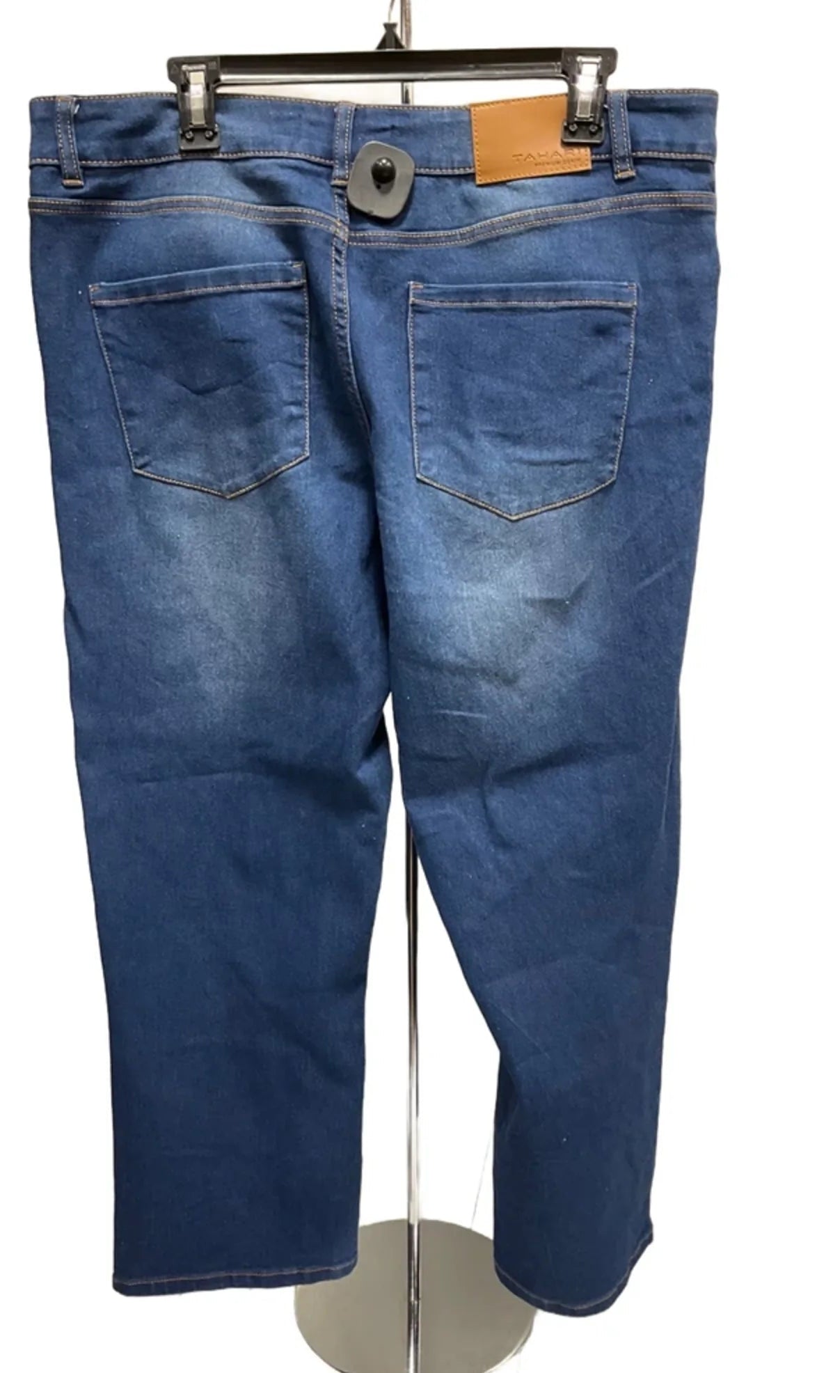 Jeans Boot Cut By Tahari In Blue Denim, Size: 16