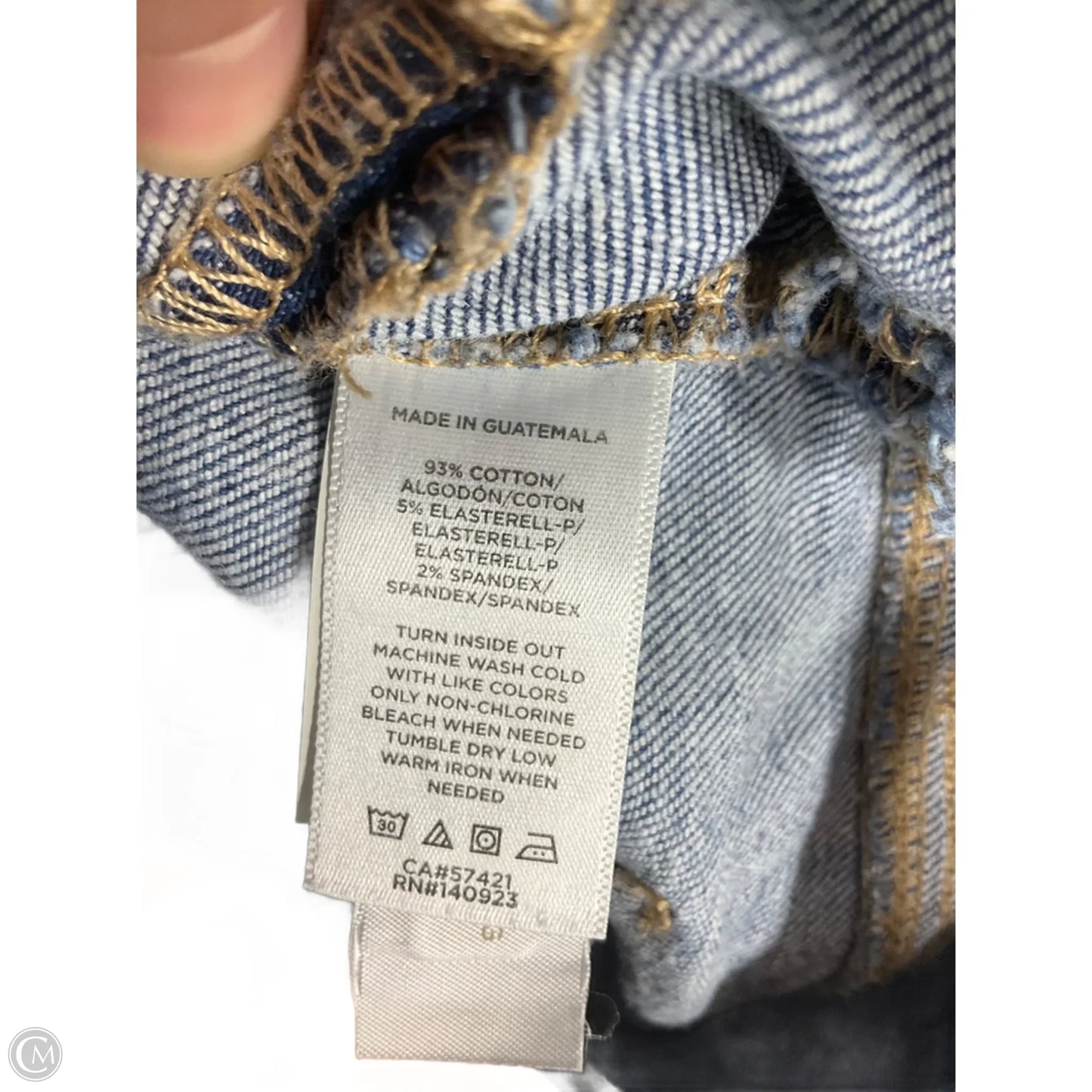 Jeans Boot Cut By Loft In Blue Denim, Size: 14