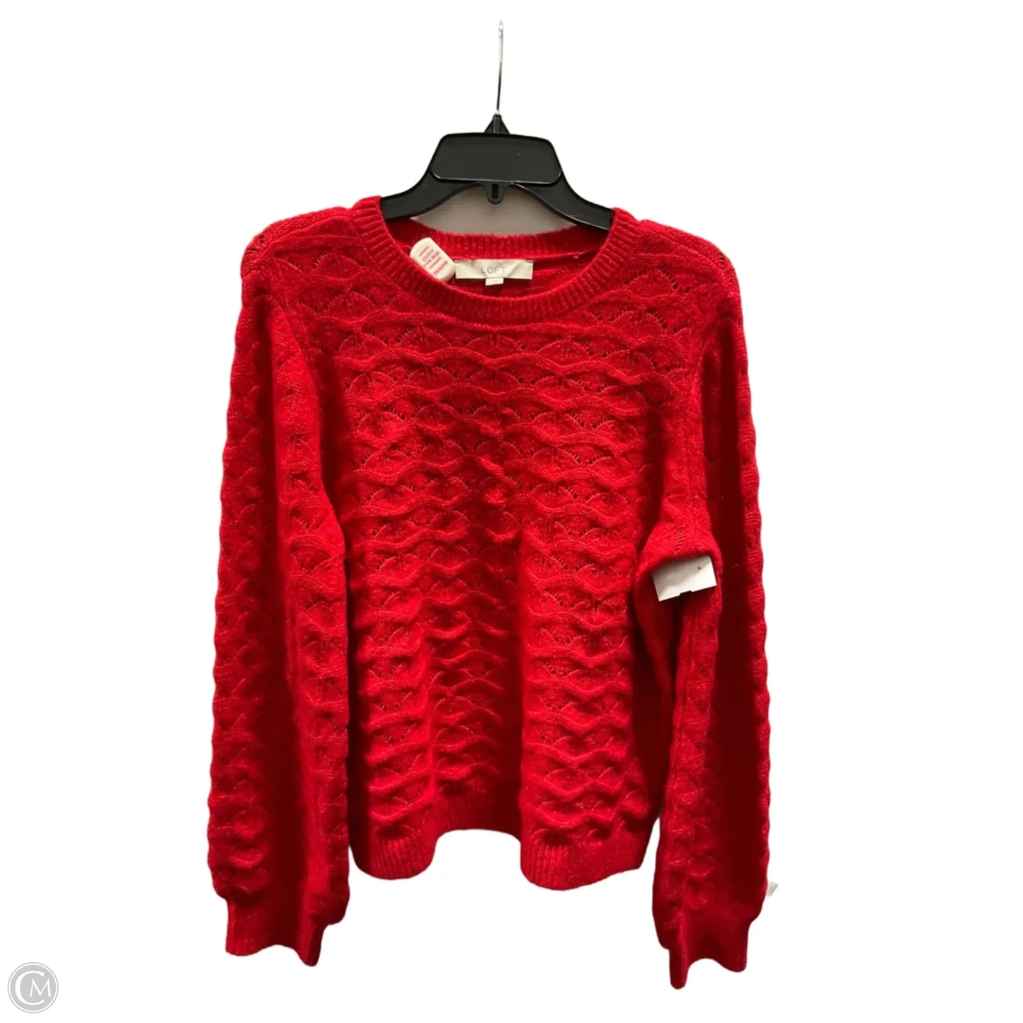 Sweater By Loft In Red, Size: L