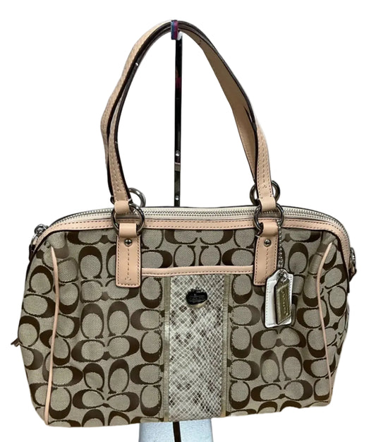 Handbag Designer By Coach, Size: Medium