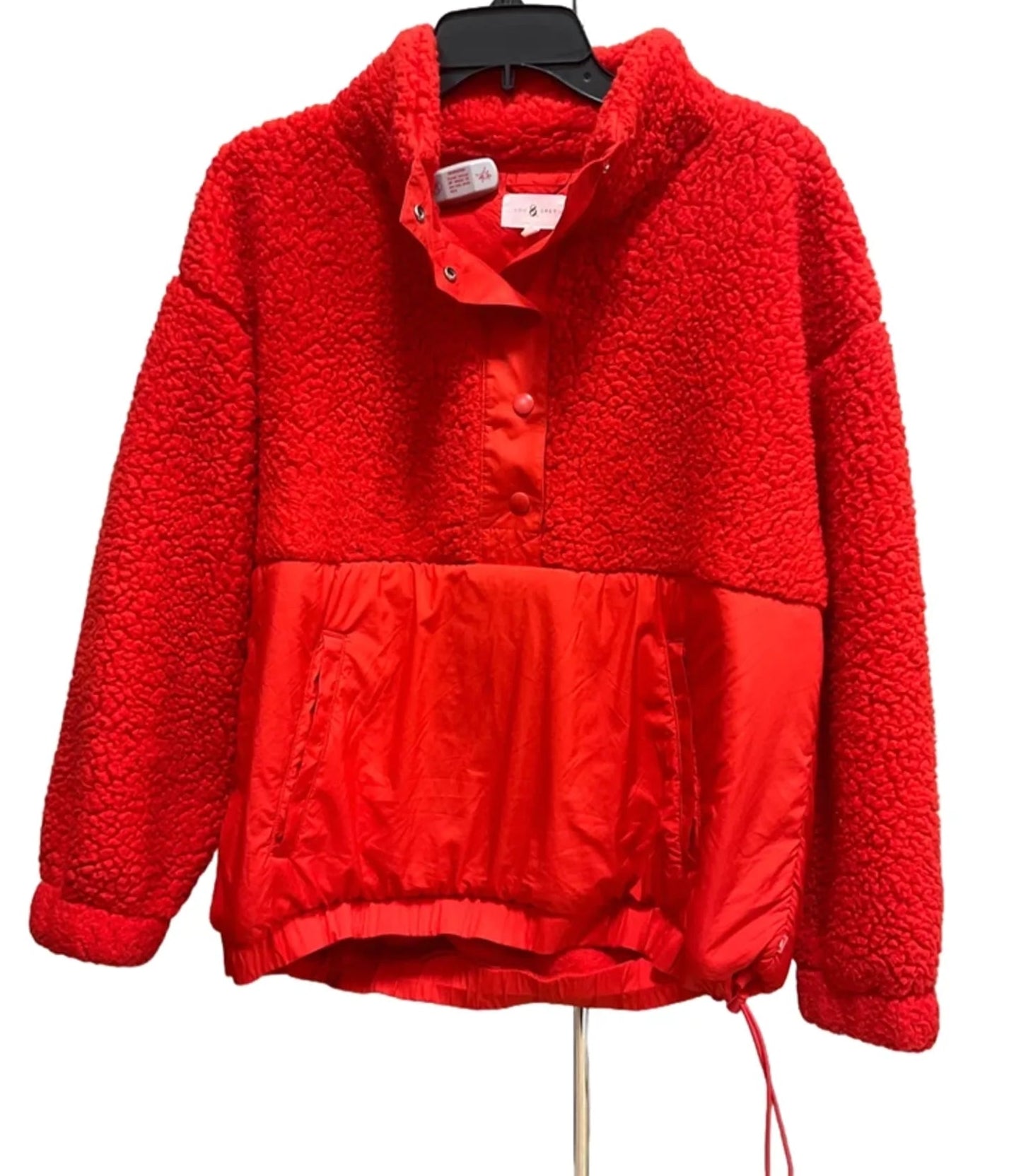 Jacket Fleece By Lou And Grey In Red, Size: S