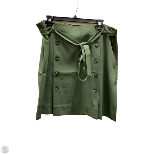 Skirt Mini & Short By Loft In Green, Size: 16