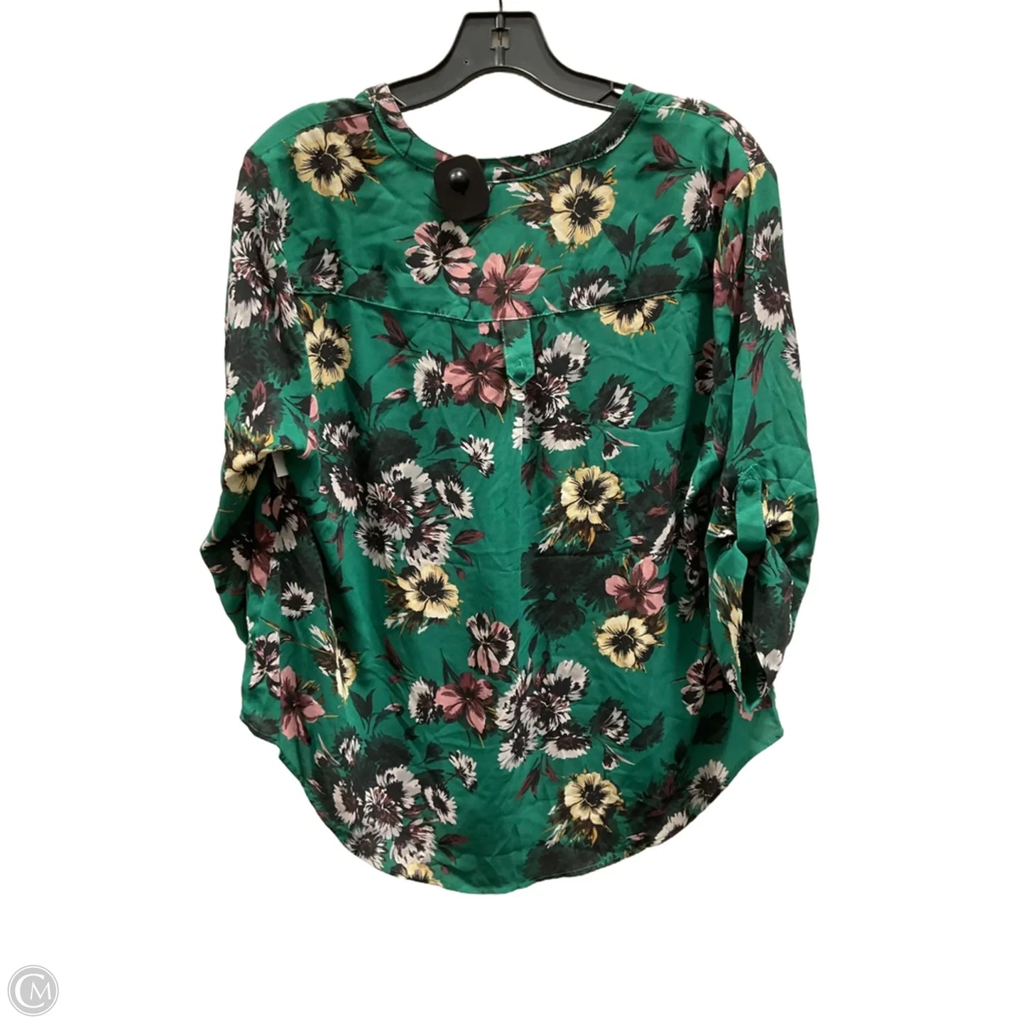 Top 3/4 Sleeve By Torrid In Green, Size: M