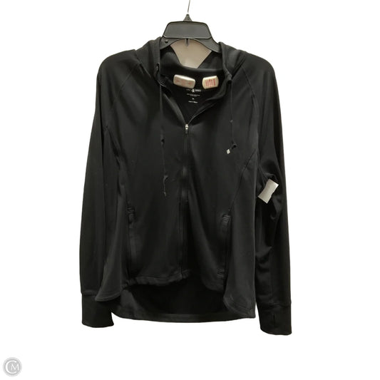 Athletic Jacket By Lou And Grey In Black, Size: Xxl