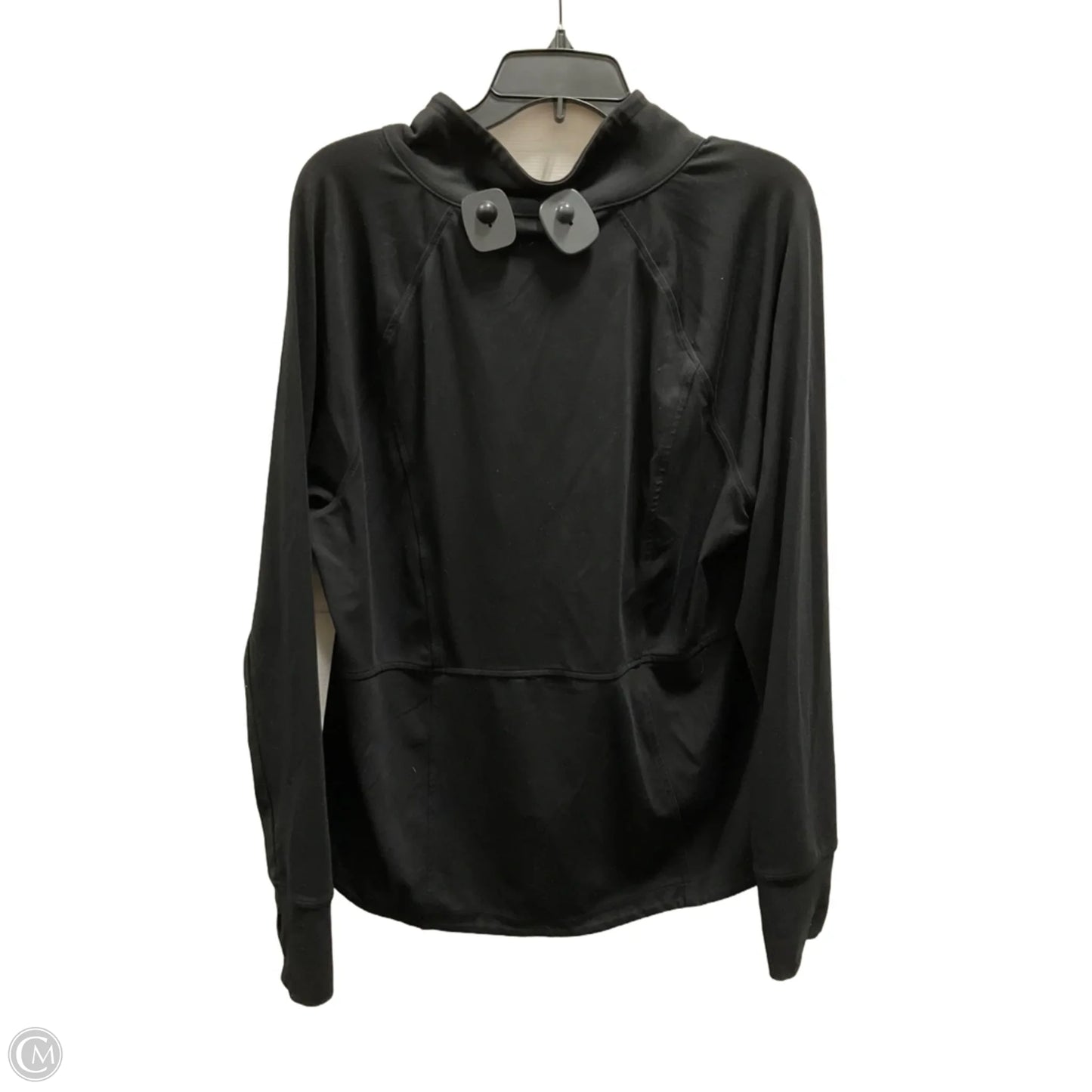 Athletic Jacket By Lou And Grey In Black, Size: Xxl