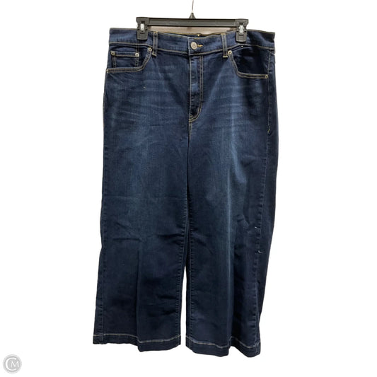 Jeans Wide Leg By Torrid In Blue Denim, Size: 14