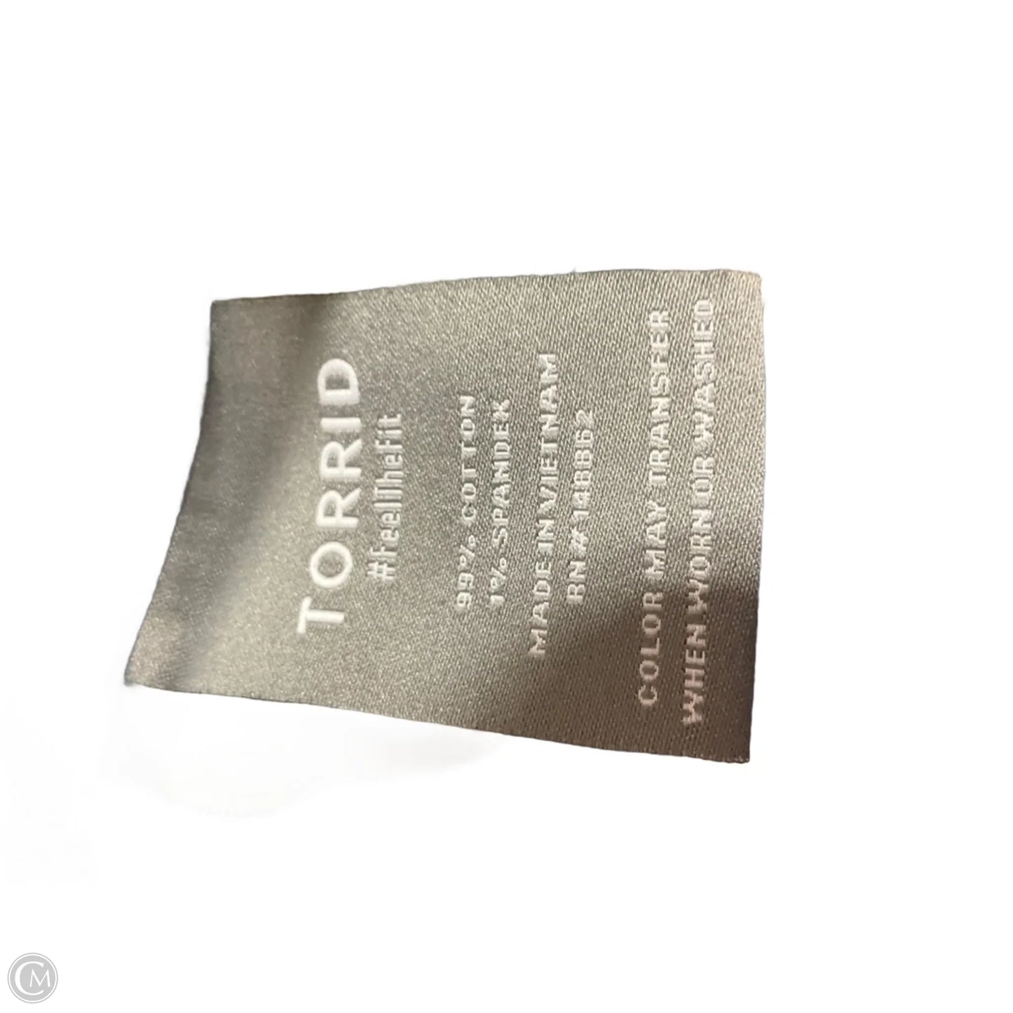 Jeans Wide Leg By Torrid In Blue Denim, Size: 14