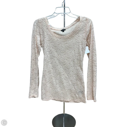 Top Long Sleeve By Express In Pink, Size: S