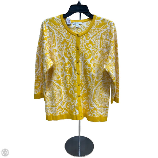 Top Long Sleeve By Isaac Mizrahi In Yellow, Size: L