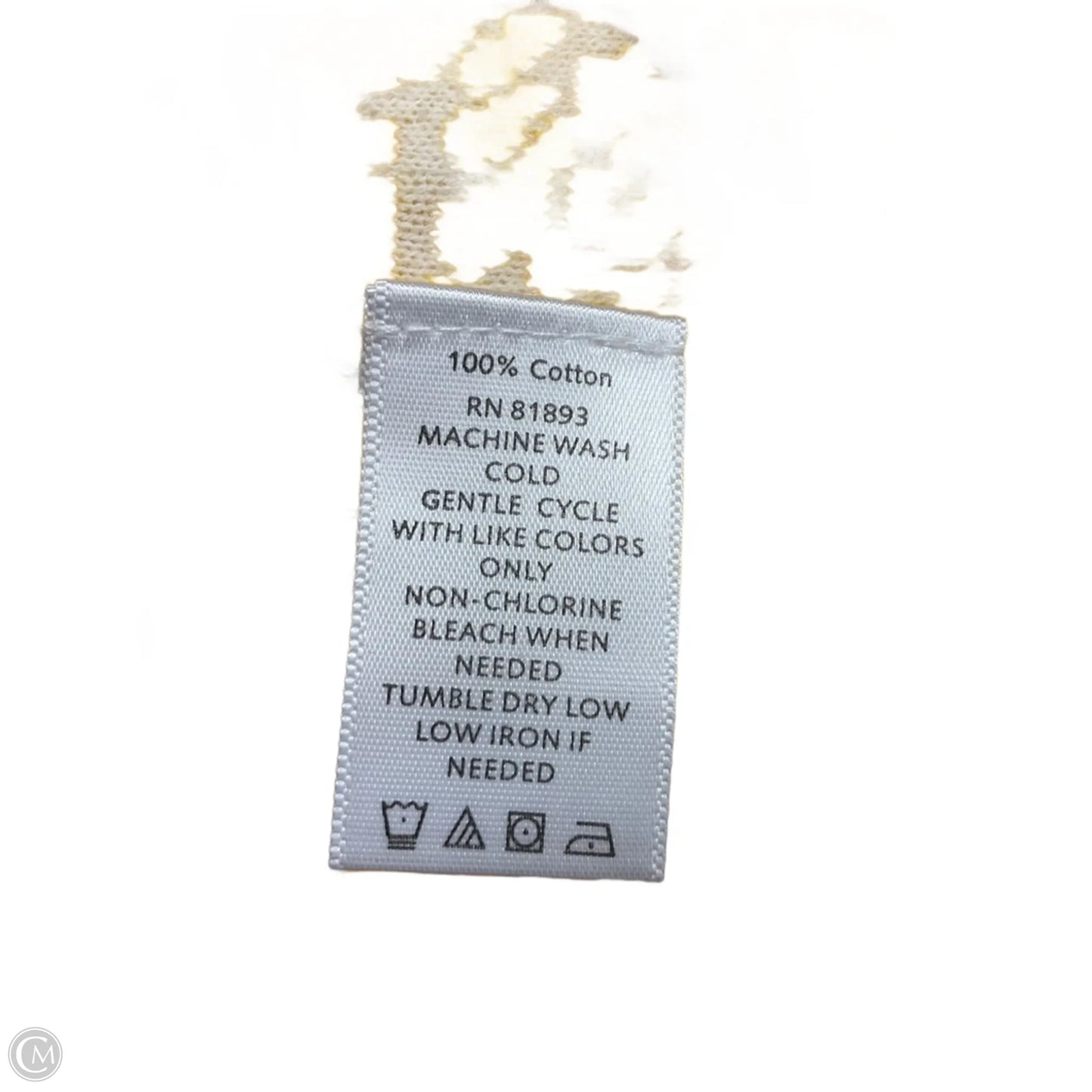 Top Long Sleeve By Isaac Mizrahi In Yellow, Size: L