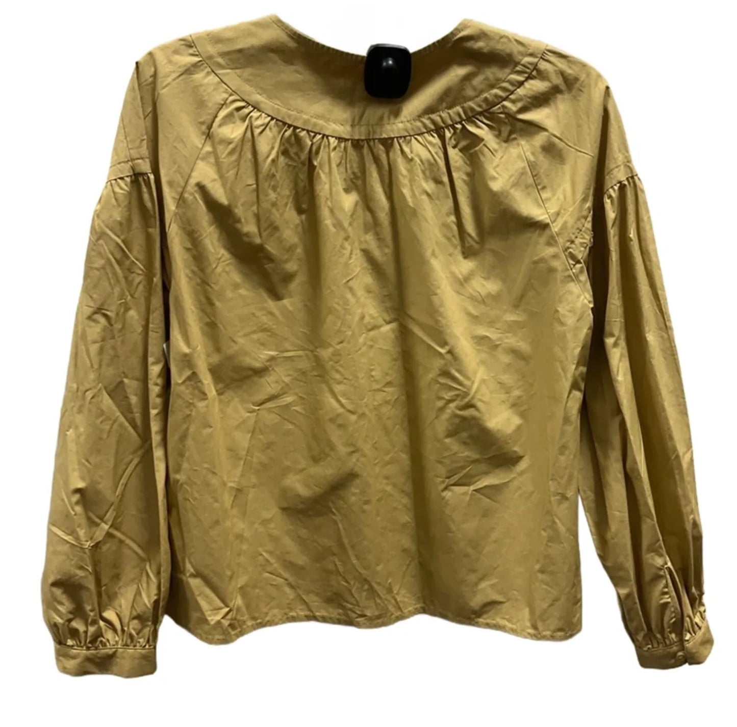 Top Long Sleeve By J. Crew In Yellow, Size: S