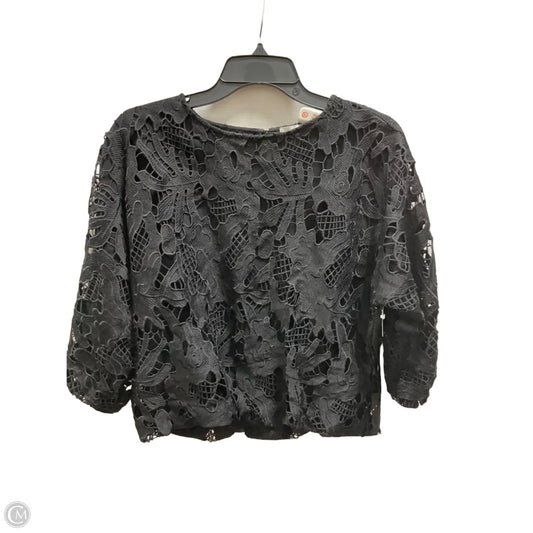 Top Long Sleeve By Eri + Ali In Black, Size: Xs