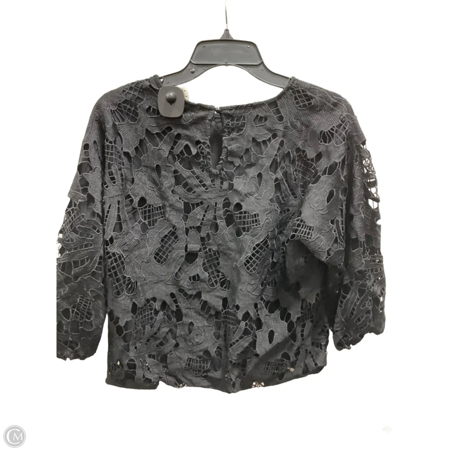 Top Long Sleeve By Eri + Ali In Black, Size: Xs