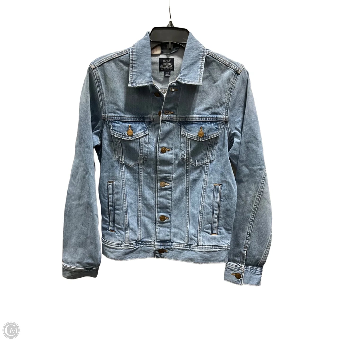 Jacket Denim By J. Crew In Blue Denim, Size: Xs