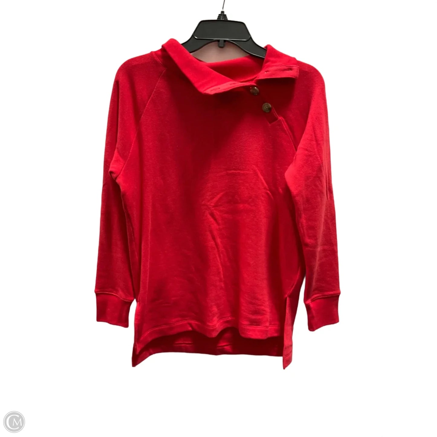 Sweatshirt Crewneck By J. Crew In Red, Size: Xs