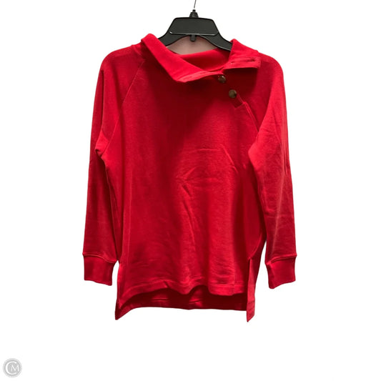 Sweatshirt Crewneck By J. Crew In Red, Size: Xs