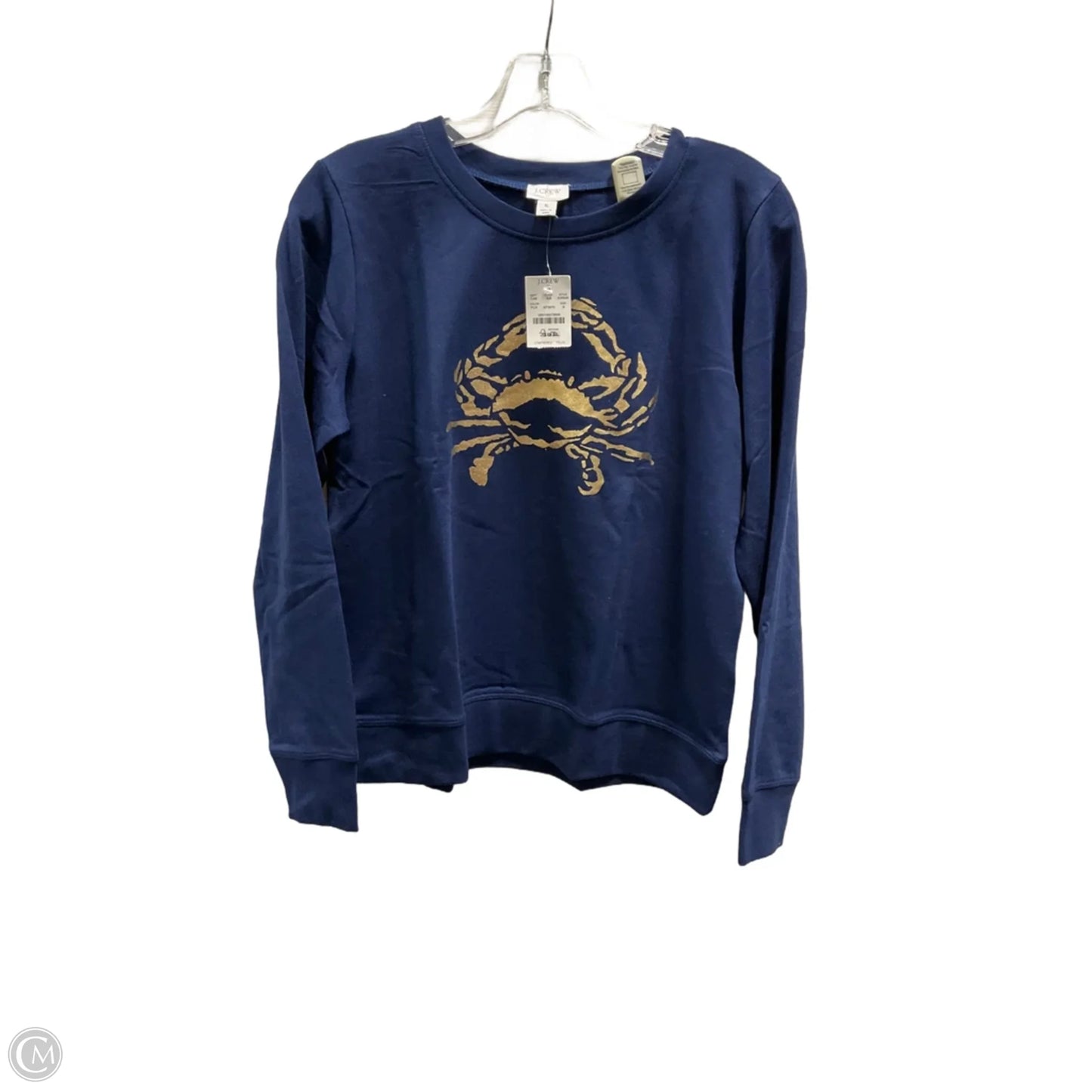 Top Long Sleeve By J. Crew In Blue, Size: S