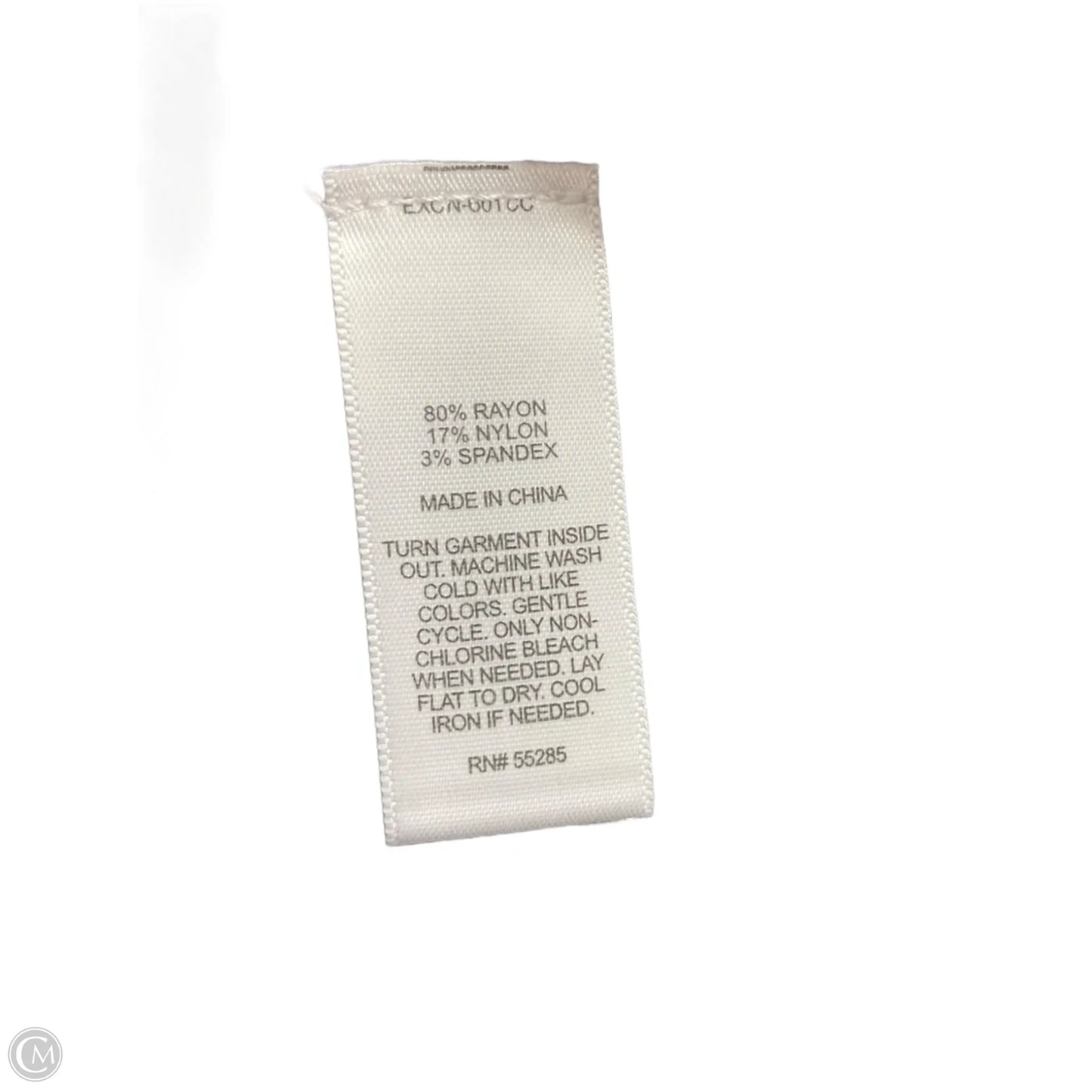 Top 3/4 Sleeve By Express In Grey, Size: M