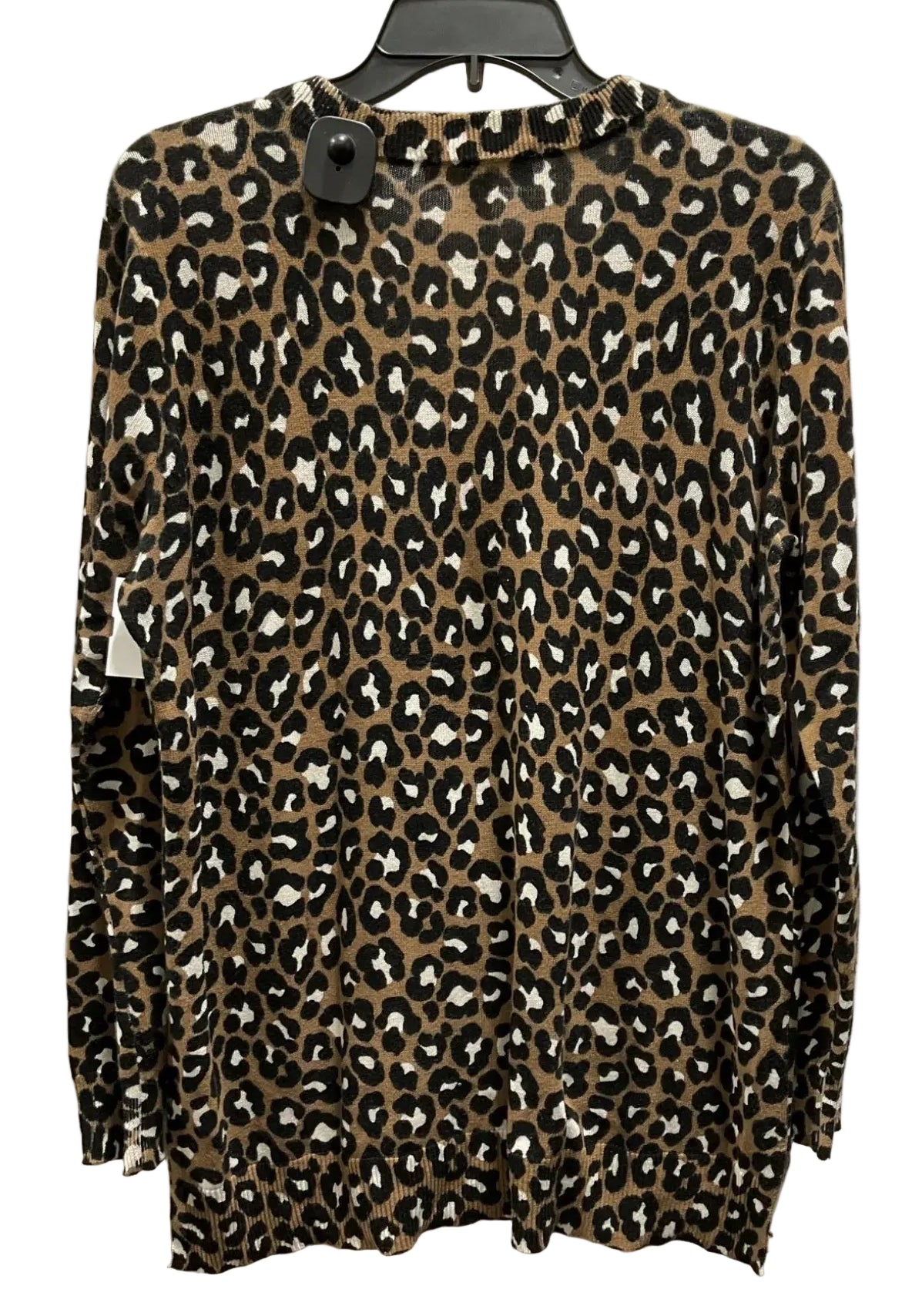 Top Long Sleeve By Michael By Michael Kors In Animal Print, Size: M